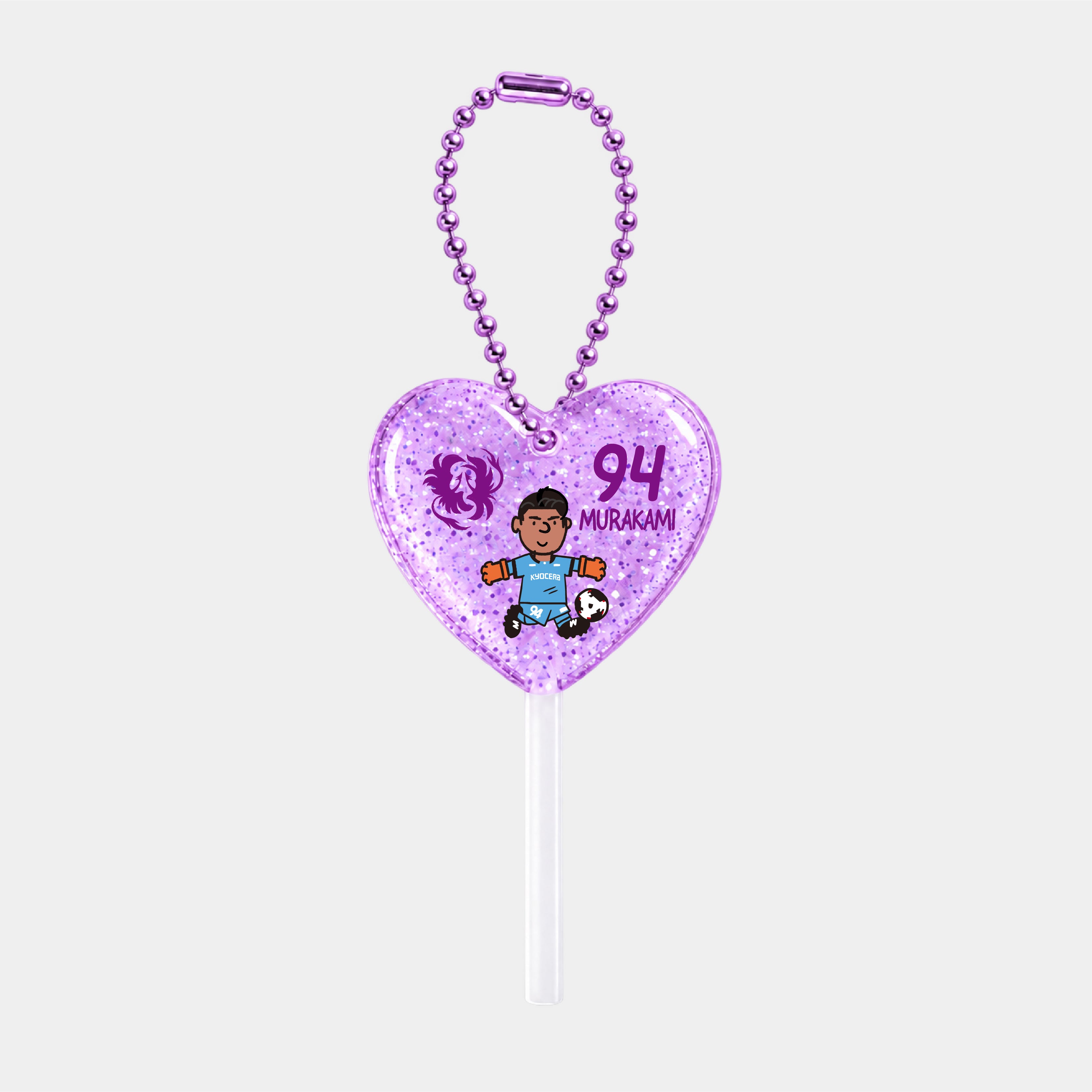 ゆるプチ選手のキャンディアクリルキーホルダー